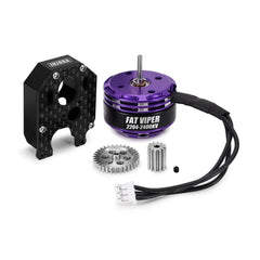 INJORA Fat Viper 2204 outrunner motor for smoother, quieter performance on 1/24 crawlers.