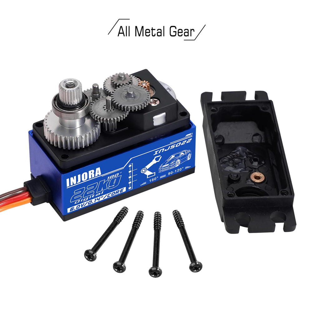 INJORA INJS022 compact dimensions fit tight chassis spaces