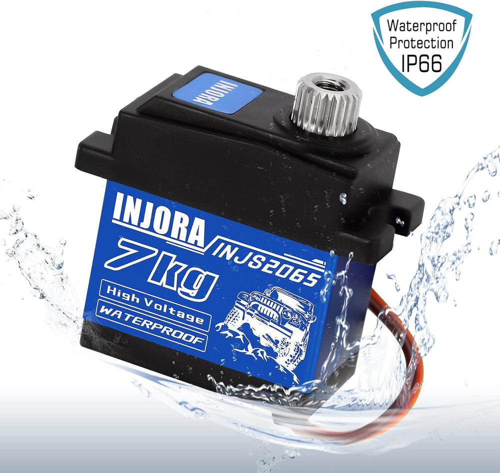 INJORA compatibility notes cover TRX4M Defender, Bronco, K10 High Trai, F150, and TRX4MT