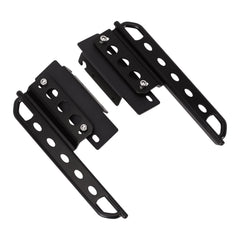 INJORA rock sliders on Axial SCX24 Gladiator front view with extra body protection.