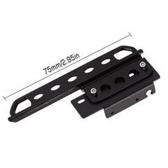 INJORA metal side sliders side view showing chassis protection during climbs.