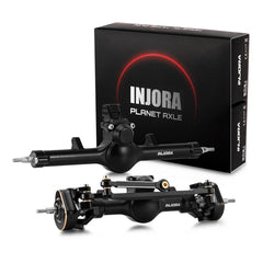 INJORA planet differential housing enhances scale realism and durability on rugged trails.