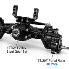INJORA portal axles raise ground clearance for rough terrain