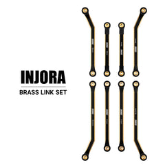 INJORA SCX24 37g brass links improve climbing clearance and stability.
