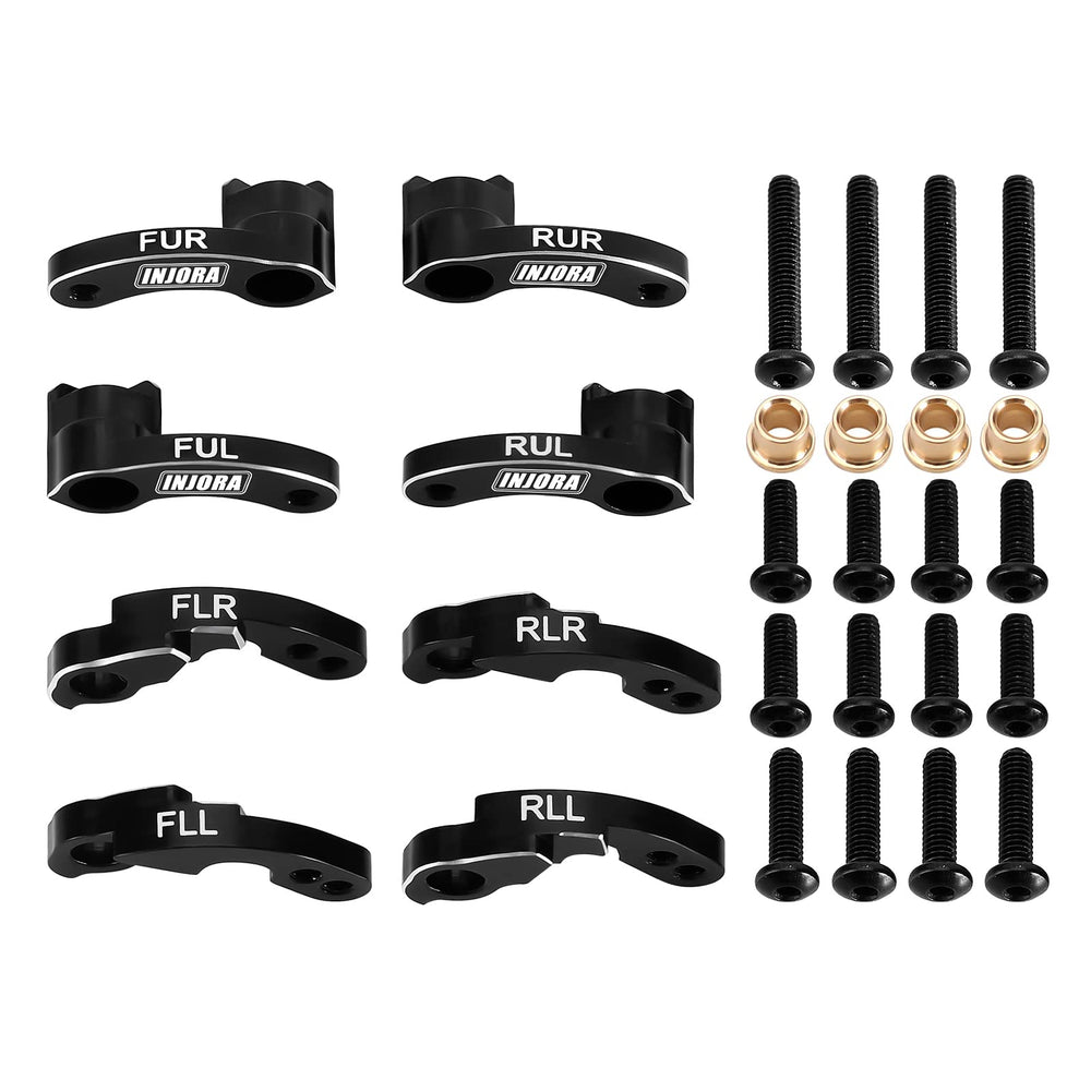 INJORA RC Shock Flex Blades for TRX4M upgrade enhance rigidity on rough trails