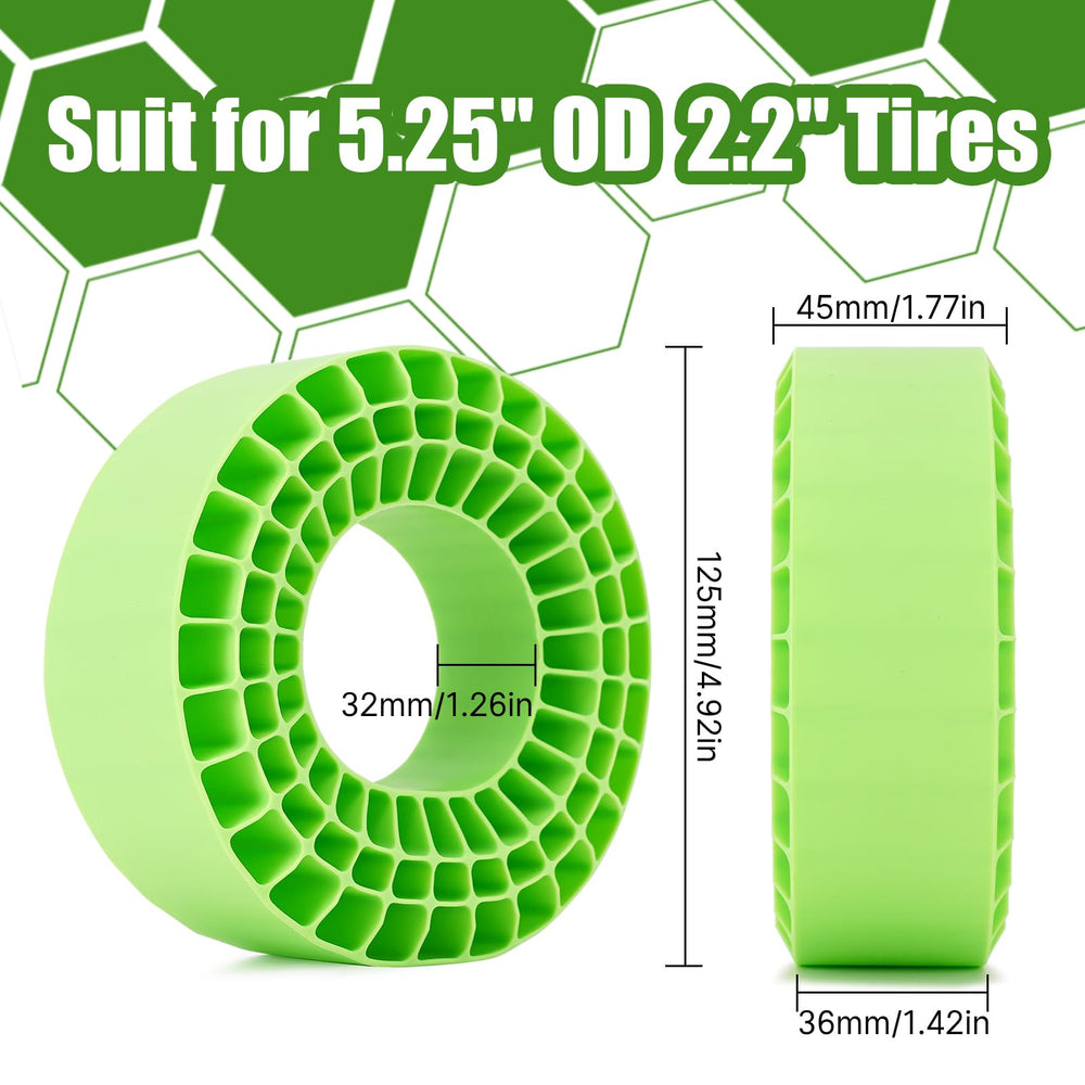 INJORA insert improves stability and traction on challenging terrains.
