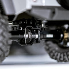 INJORA steel gear set on TRX4M showing durability and precision