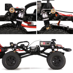 INJORA Stock shock mount compatibility reminder for SCX24 body and chassis.
