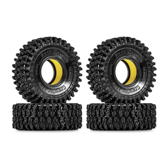 INJORA T1011 tire side view highlighting rugged off-road grip