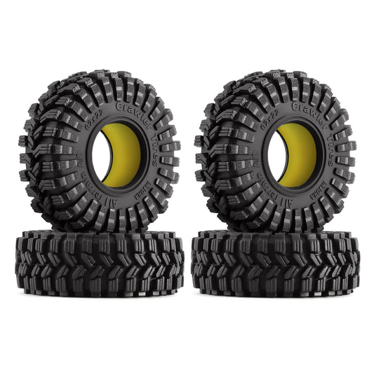 INJORA 1.0 tire side view with aggressive lug for off road bite