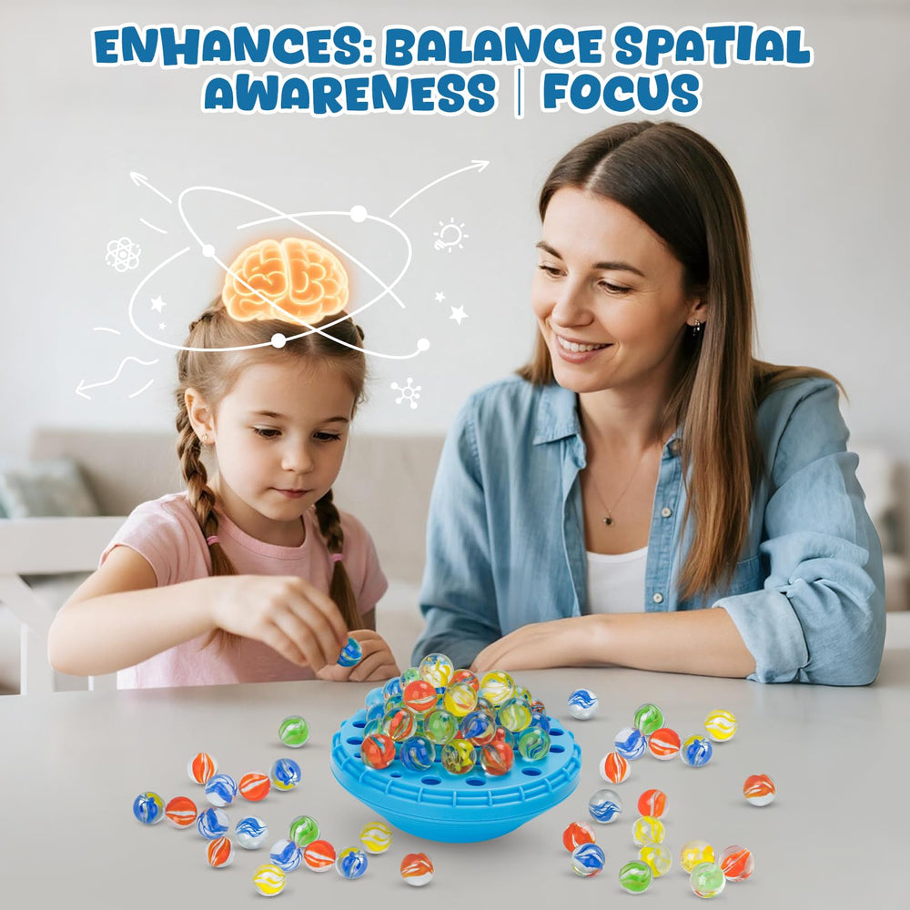 INKZOO Marble Balance Game: ideal for family nights and gatherings