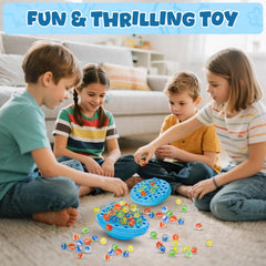 INKZOO Marble Balance Game board setup enables instant play