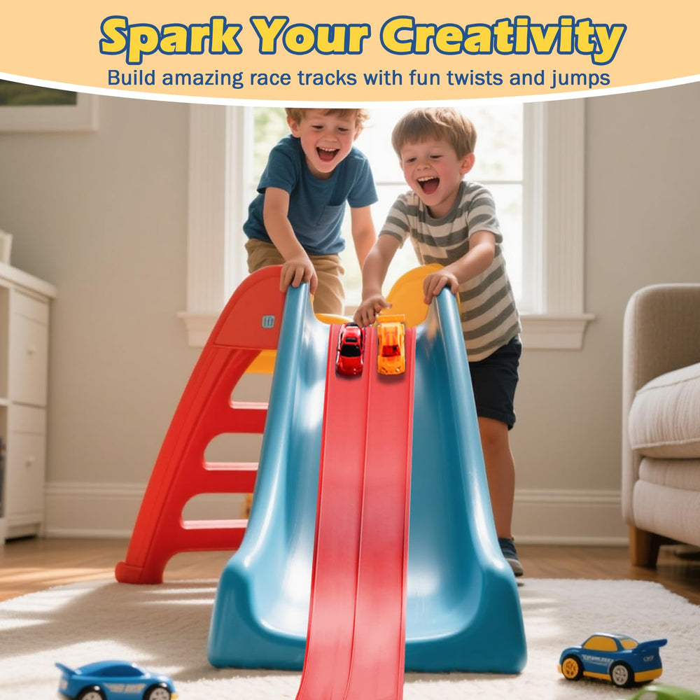INKZOO strong suction cups secure the track on smooth surfaces