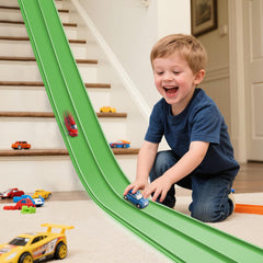 INKZOO Upgrade Flex Track 15ft enables versatile indoor outdoor racing
