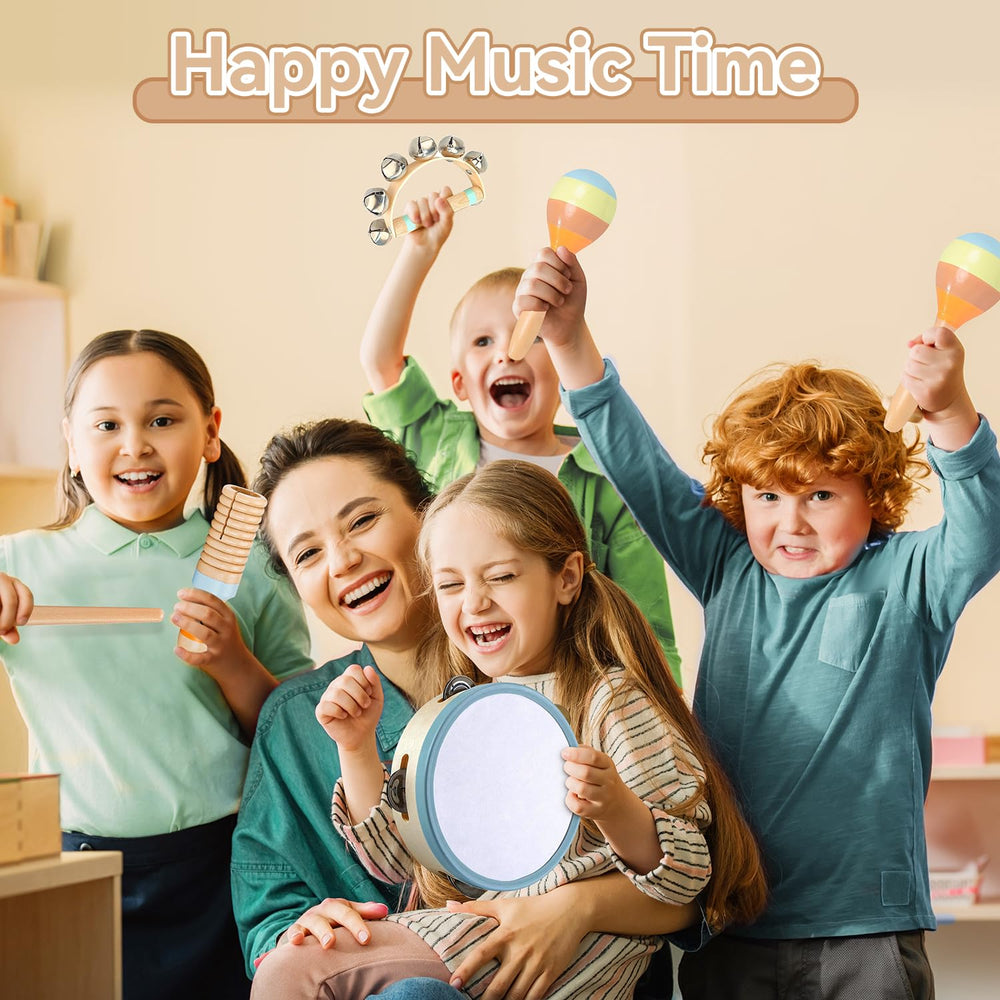 INLAIER toddler cymbals for bright accents and group play.
