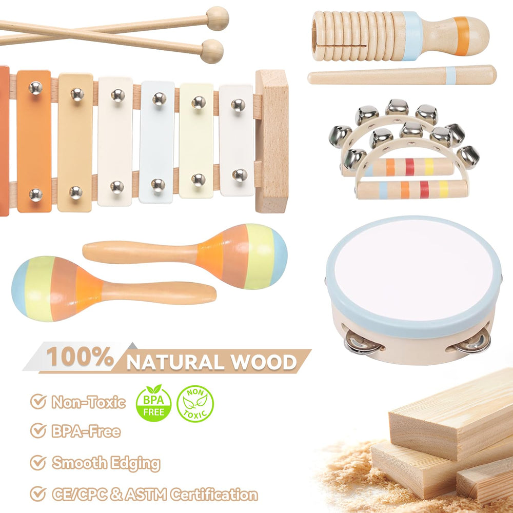 INLAIER toddler triangle delivering crisp tones during rhythmic exploration.