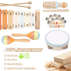 INLAIER toddler triangle delivering crisp tones during rhythmic exploration.