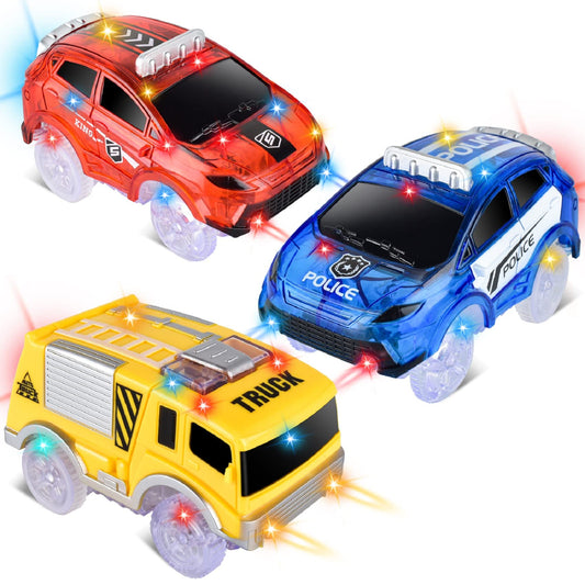 INLAIER track car red glow for bright night play
