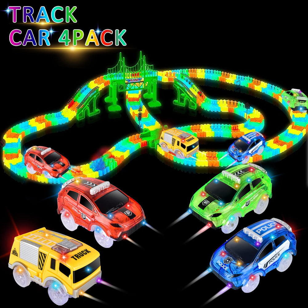 INLAIER Track Cars side view highlighting compact size and safe ABS.