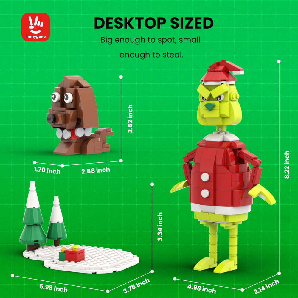 Inmygene poseable joints enable dynamic desk display options.