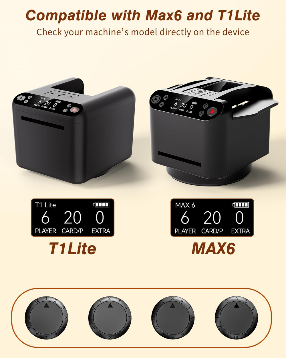 INNCNN wireless poker dealing remote button-press control for instant card delivery.