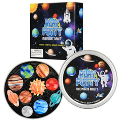 Inner-ACTIVE space gift putty keeps charms organized in a tin.