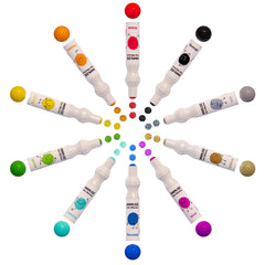 Kids use bingo daubers to create bright dots while learning shapes and numbers.