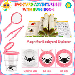 INNOCHEER Backyard Bugs Book engages kids with illustrated insect learning.