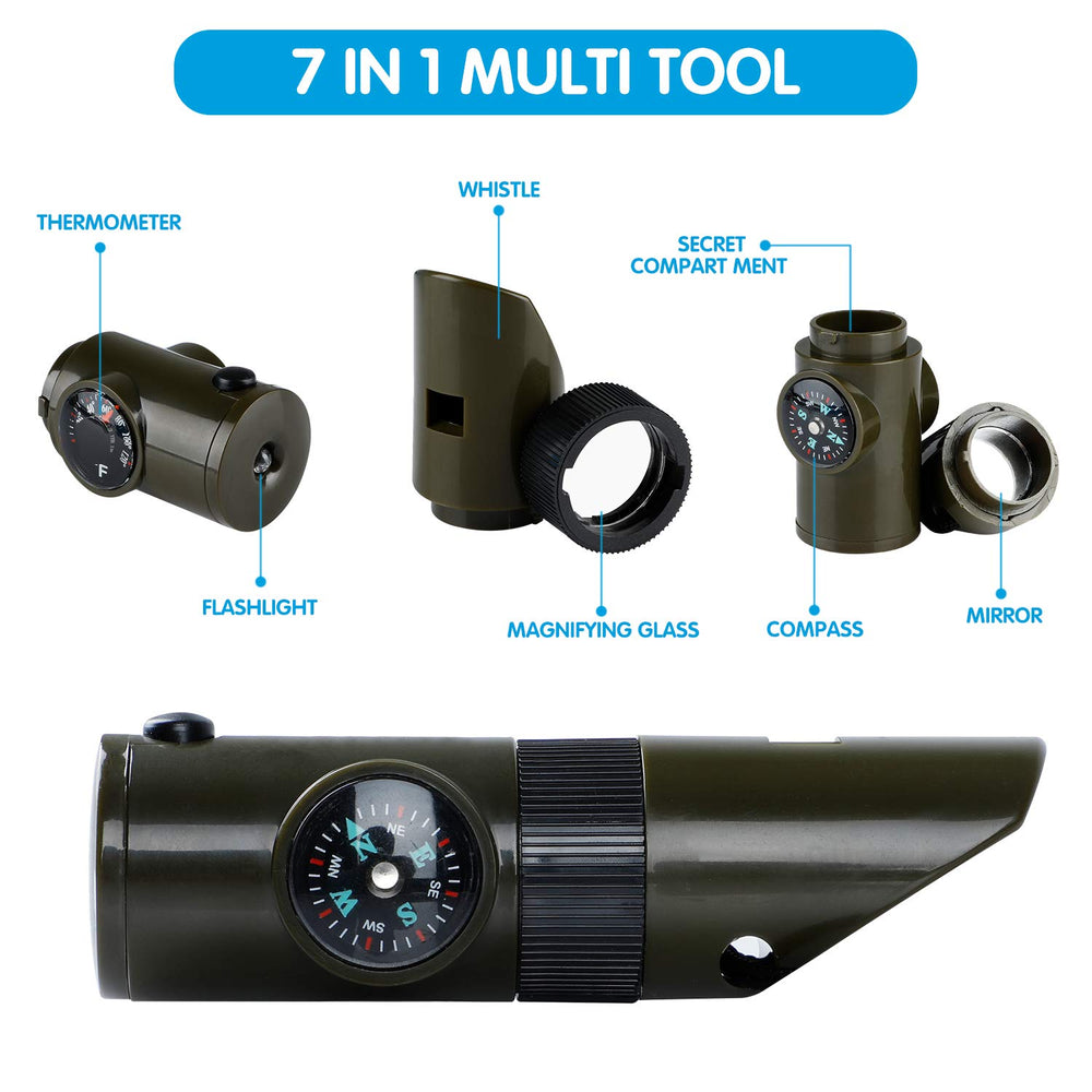INNOCHEER Kids Binoculars help observe small creatures from a safe distance.