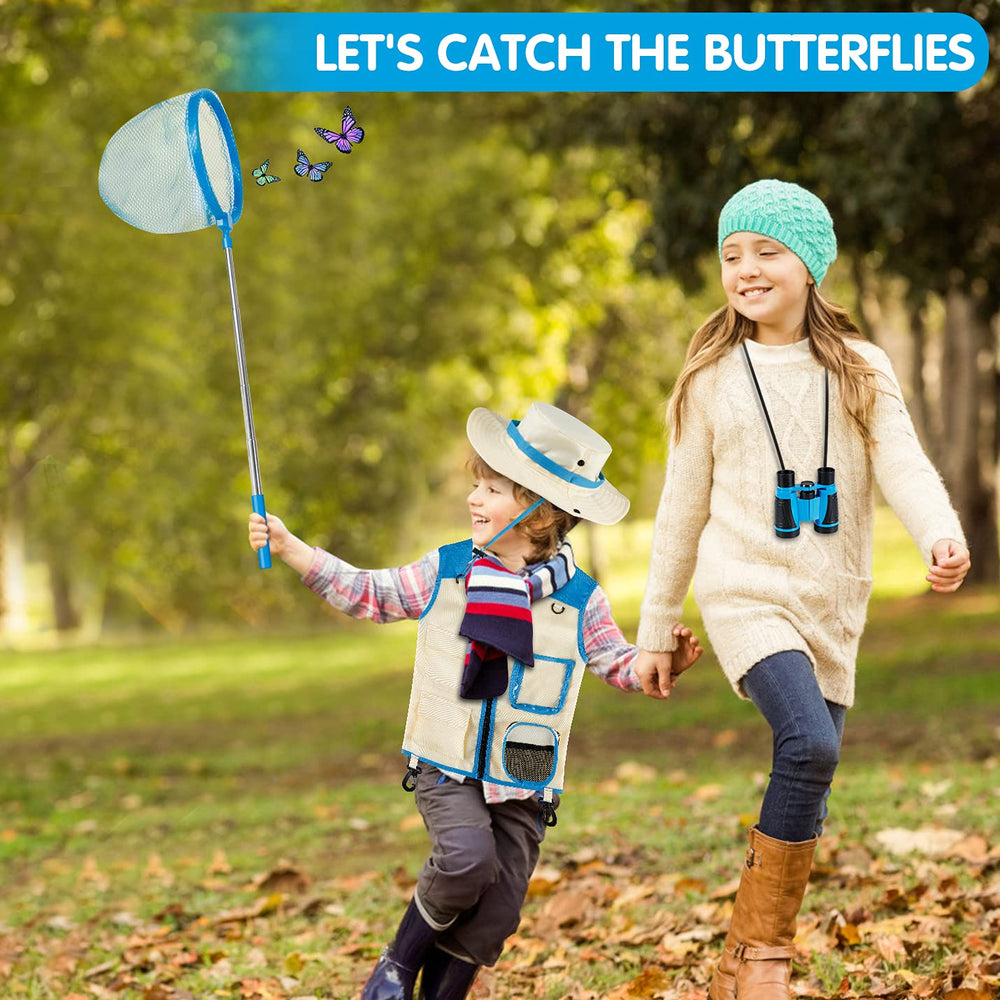 INNOCHEER Magnifying Glass reveals tiny details on leaves and bugs.
