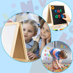 INNOCHEER colorful magnets on board highlight alphabet and math play benefits