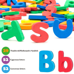 INNOCHEER foam letters and numbers close-up show soft, non-toxic learning pieces