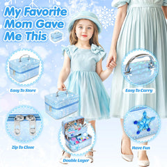 INNOCHEER Frozen makeup set with vibrant colors for imaginative pretend play
