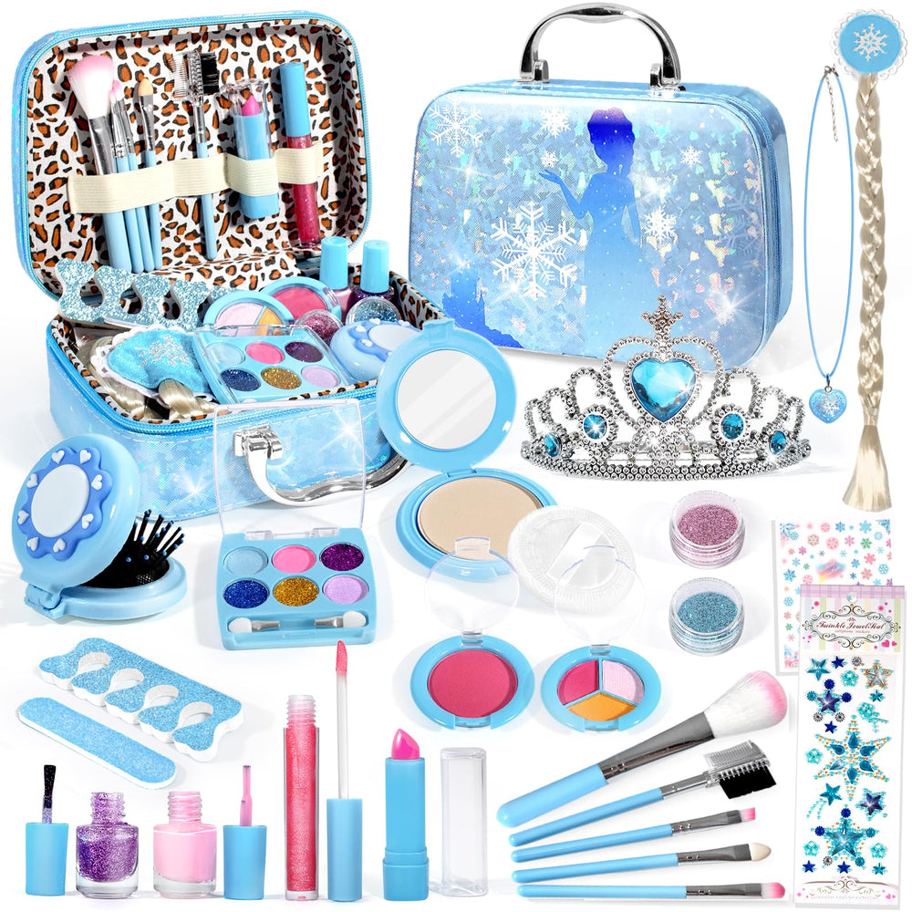 INNOCHEER makeup kit case open showing organized storage for imaginative playtime
