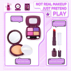 INNOCHEER Purse play makeup silicone for mess-free fun