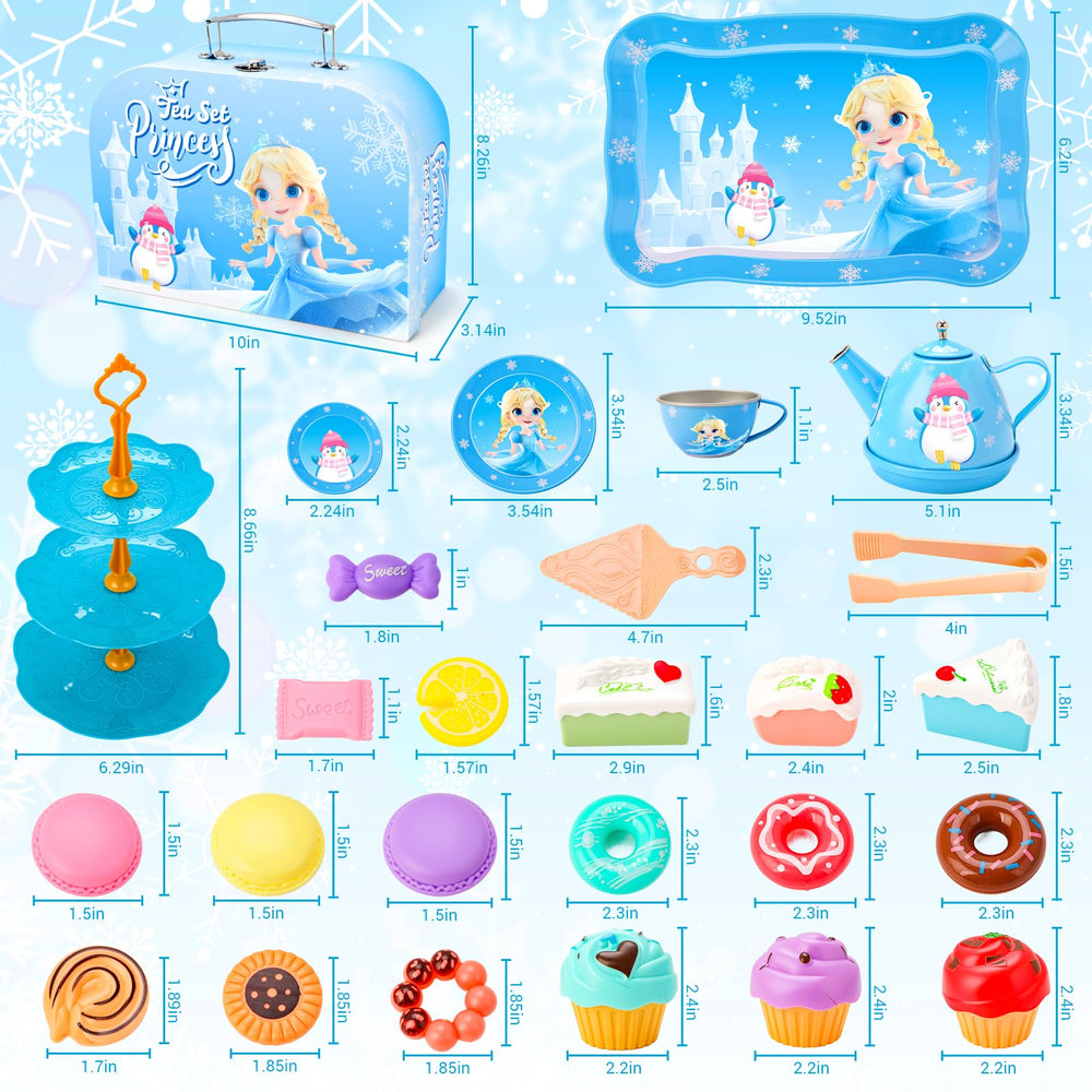 INNOCHEER cake stand adds centerpiece for princess tea parties.
