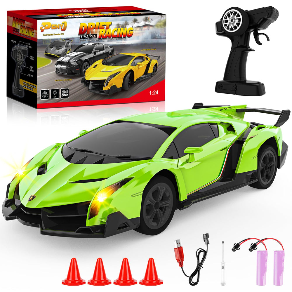 Innofans Lamborghini RC car front view highlights authentic design for immersive play.