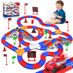 Innofans Spider Cars playset with two cars on a flexible track for cooperative racing