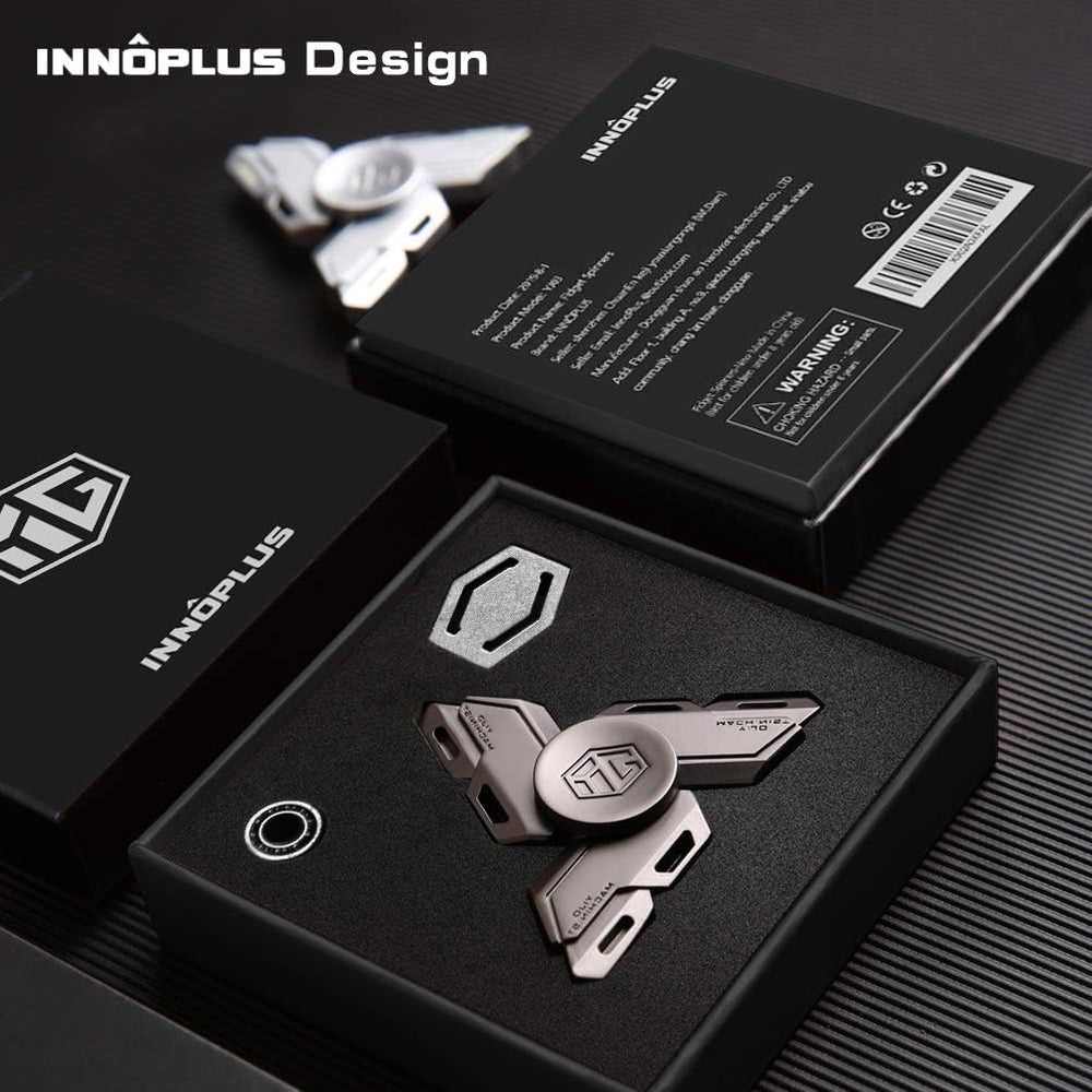 INNOPLUS fidget spinner uses R188 bearing for reliable spins.