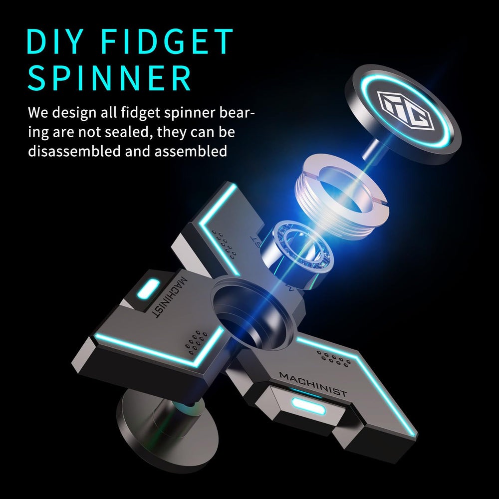 INNÔPLUS fidget spinner glow in the dark for easy locating