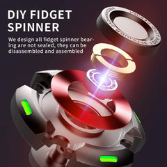 INNÔPLUS fidget spinner portable pocket size for on-the-go anxiety relief.