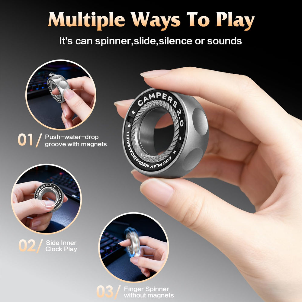 INNÔPLUS Magnetic Rings open magnet slots reveal customizable tactile feedback.