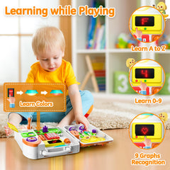INNOSKY Busy Board socket and tissue box promotes tactile manipulation