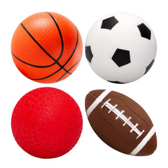 Innotoys soft balls for toddlers, 5-inch basketball focus, easy grip fun for little hands.
