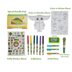 Innovative Designs color-in sticker sheet for interactive crafts and playtime.