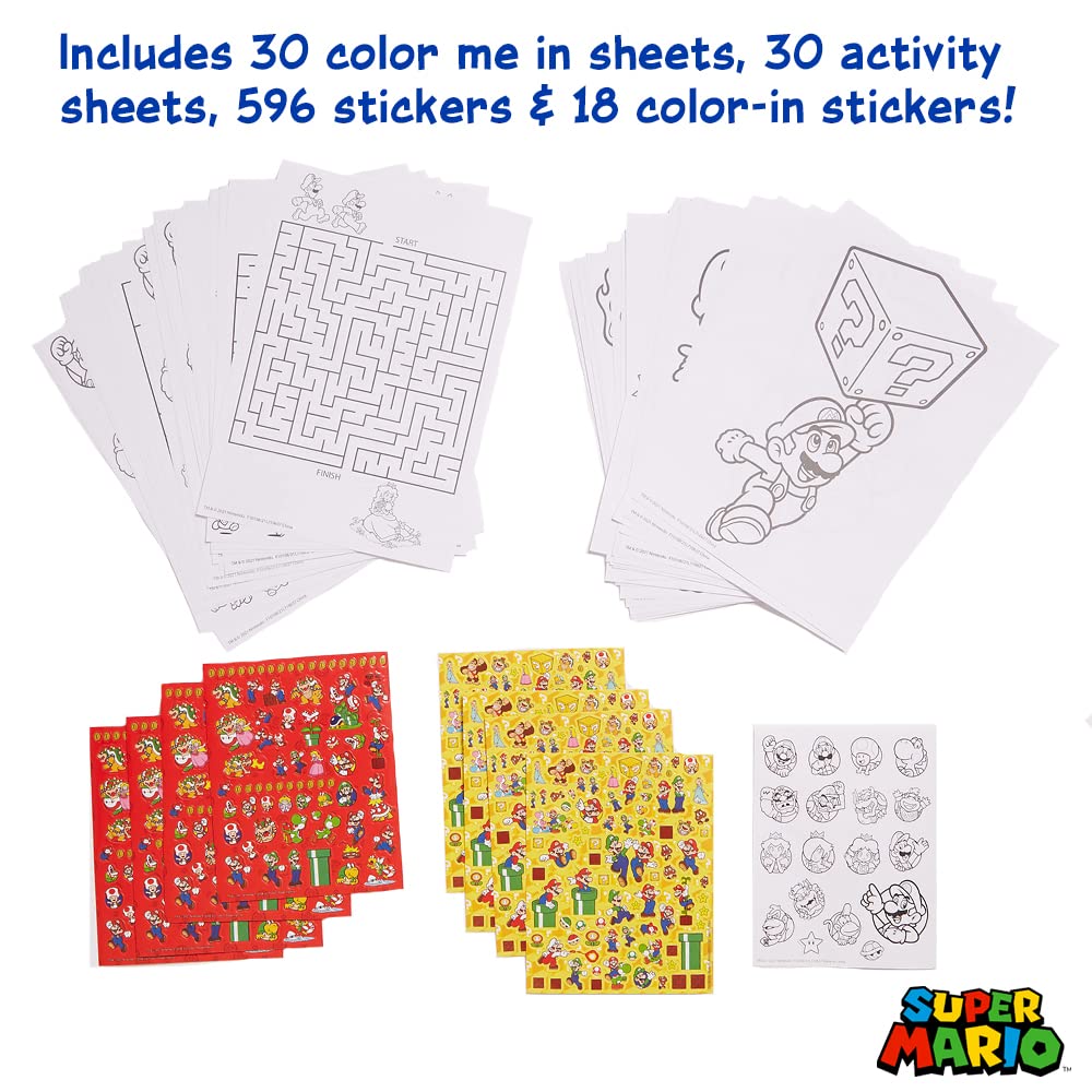 Innovative Designs Mario Bros activity sheets for varied projects