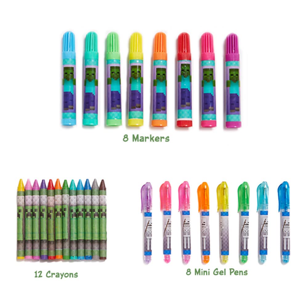Innovative Designs Minecraft Deluxe Activity Set temporary tattoos for playful character accents