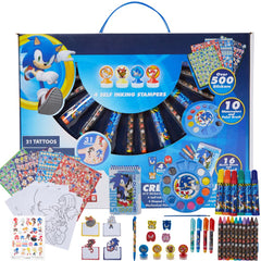 Innovative Designs Sonic art set overview showing a complete creativity kit for kids
