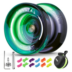 INOVASHON Yoyo K2 Crystal front view showing beginner-friendly return feature
