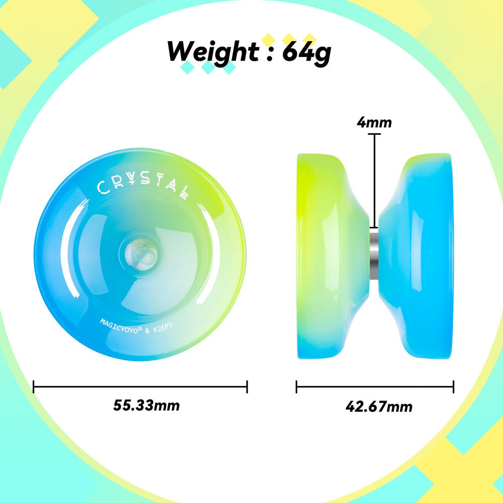 INOVASHON Yoyo K2 Crystal packaging and bag supporting easy gifting